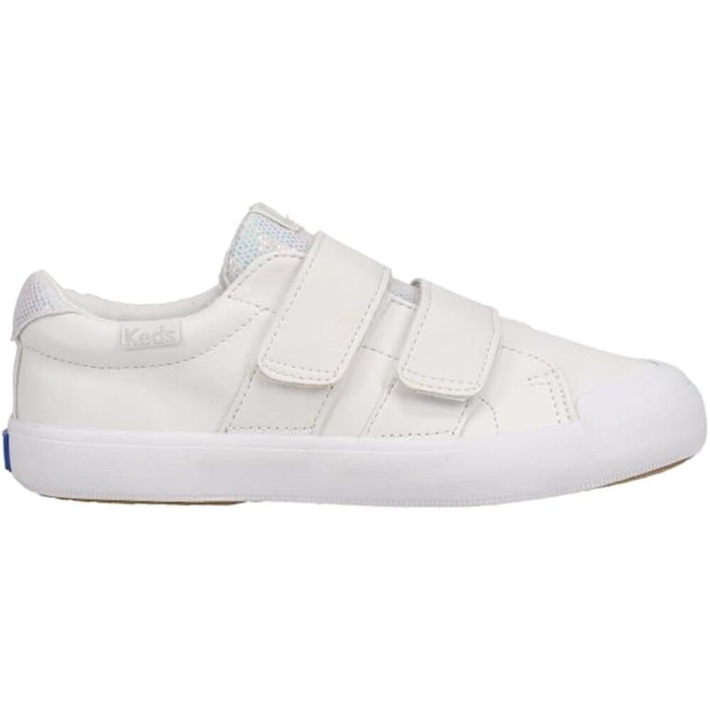 Keds Unisex-Child Courtney HL Leather Sneaker Little Kid 5.5, Double Hook & Loop - Picture 3 of 7